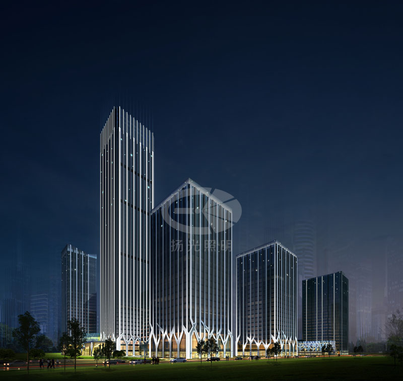 建筑夜景燈光設(shè)計(jì)效果圖二