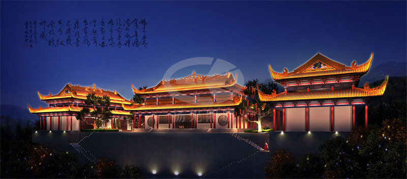 古建筑照明設(shè)計效果圖
