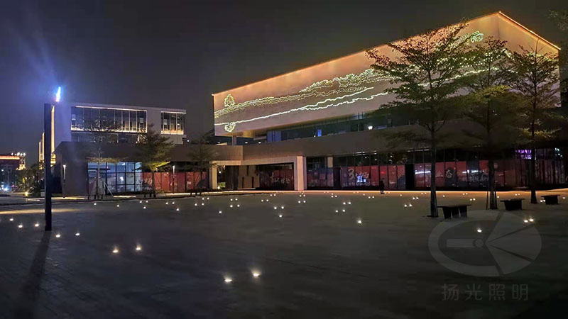 工業(yè)園區(qū)夜景照明實(shí)拍圖