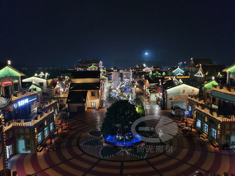 景區(qū)照明夜景圖